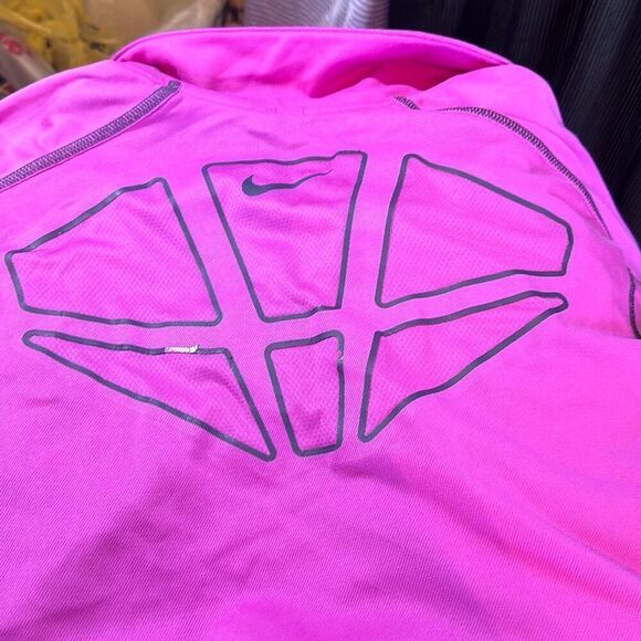 Nike Golf Polo Purple Black Dri Fit size L Large Short Sleeve LOOK - Picture 4 of 10